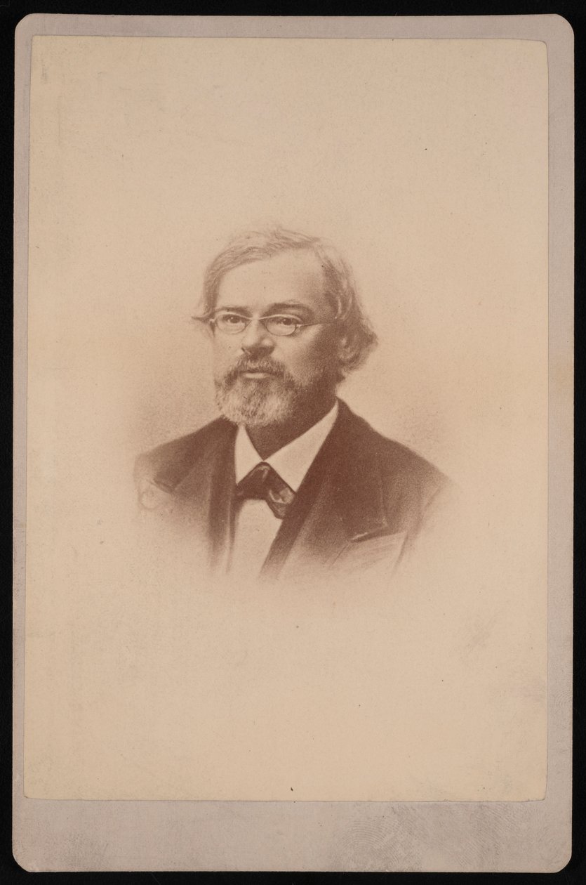 Townend Glover 1813-1883年的画像，1878年。 作者 塞缪尔·蒙塔古·法塞特