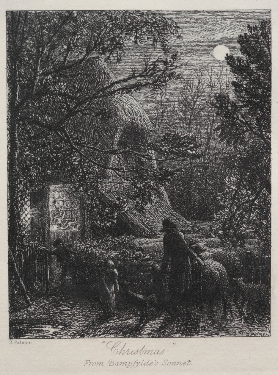 圣诞节（折最后一只羊） 作者 塞缪尔·帕尔默（Samuel Palmer）