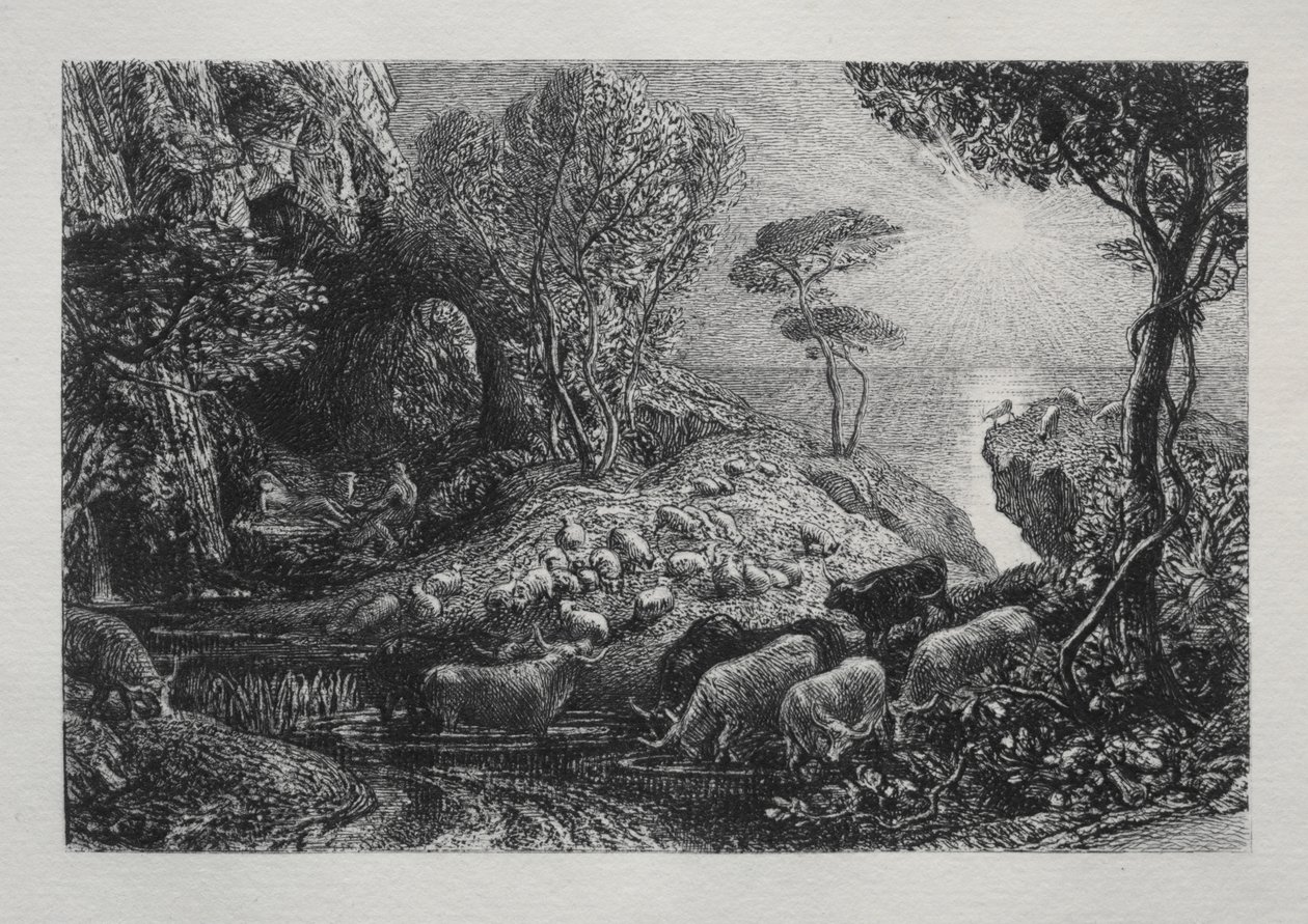 摩尔里斯和加拉太亚 作者 塞缪尔·帕尔默（Samuel Palmer）