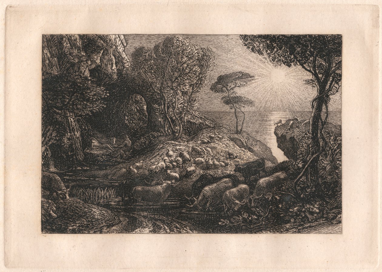 摩尔里斯和加拉太亚 作者 塞缪尔·帕尔默（Samuel Palmer）