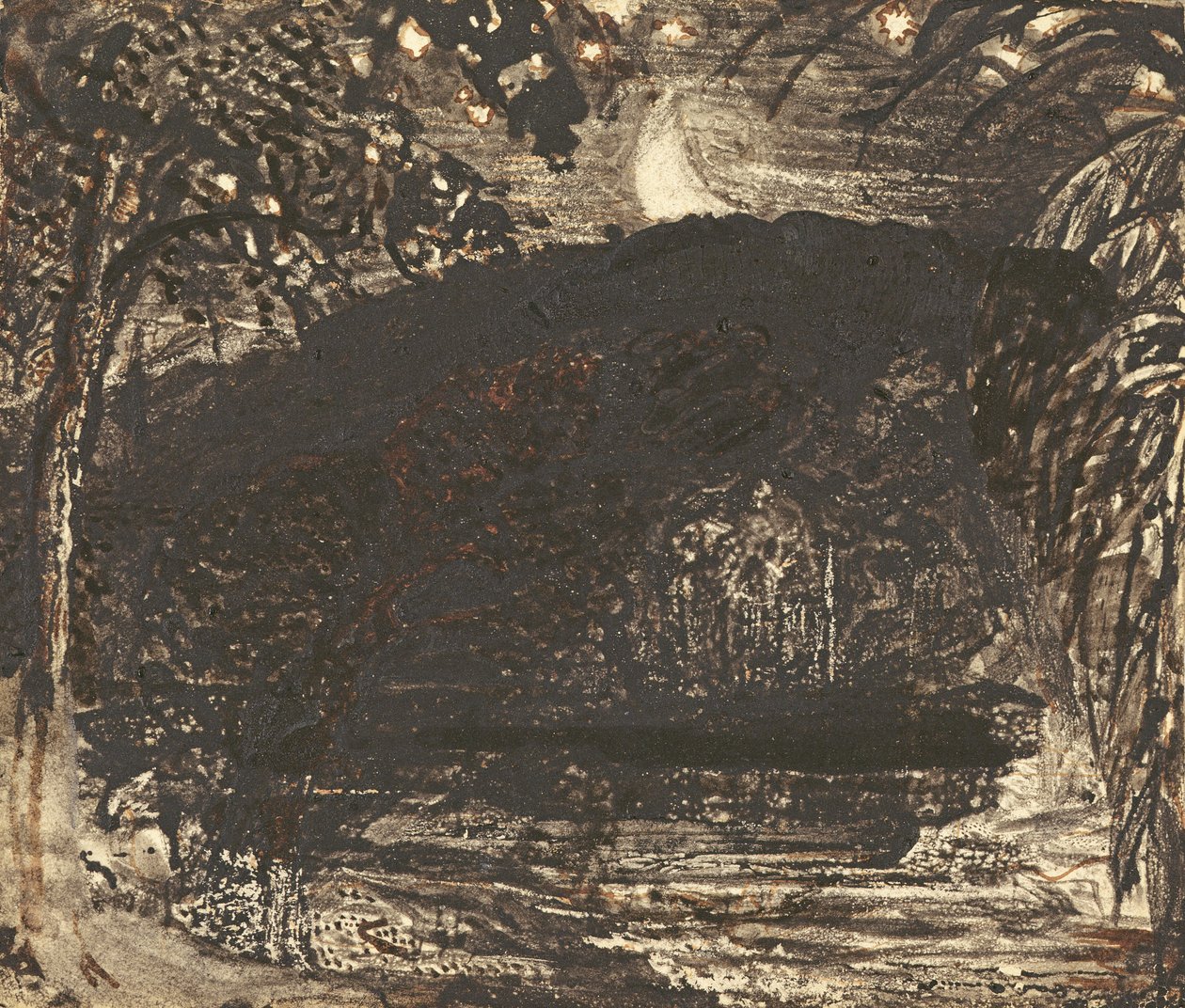 月出 作者 塞缪尔·帕尔默（Samuel Palmer）