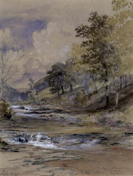威尔士马赫维河上 作者 塞缪尔·帕尔默（Samuel Palmer）