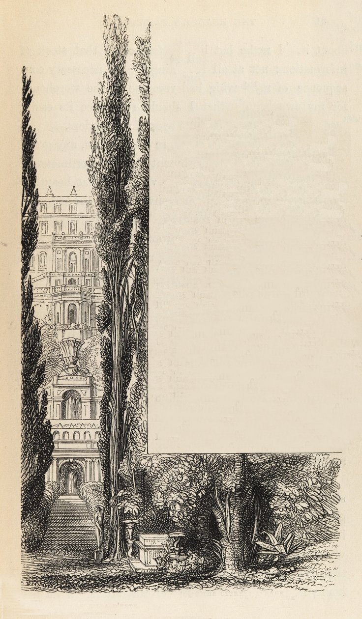 来自意大利的图片，1846年。 作者 塞缪尔·帕尔默（Samuel Palmer）