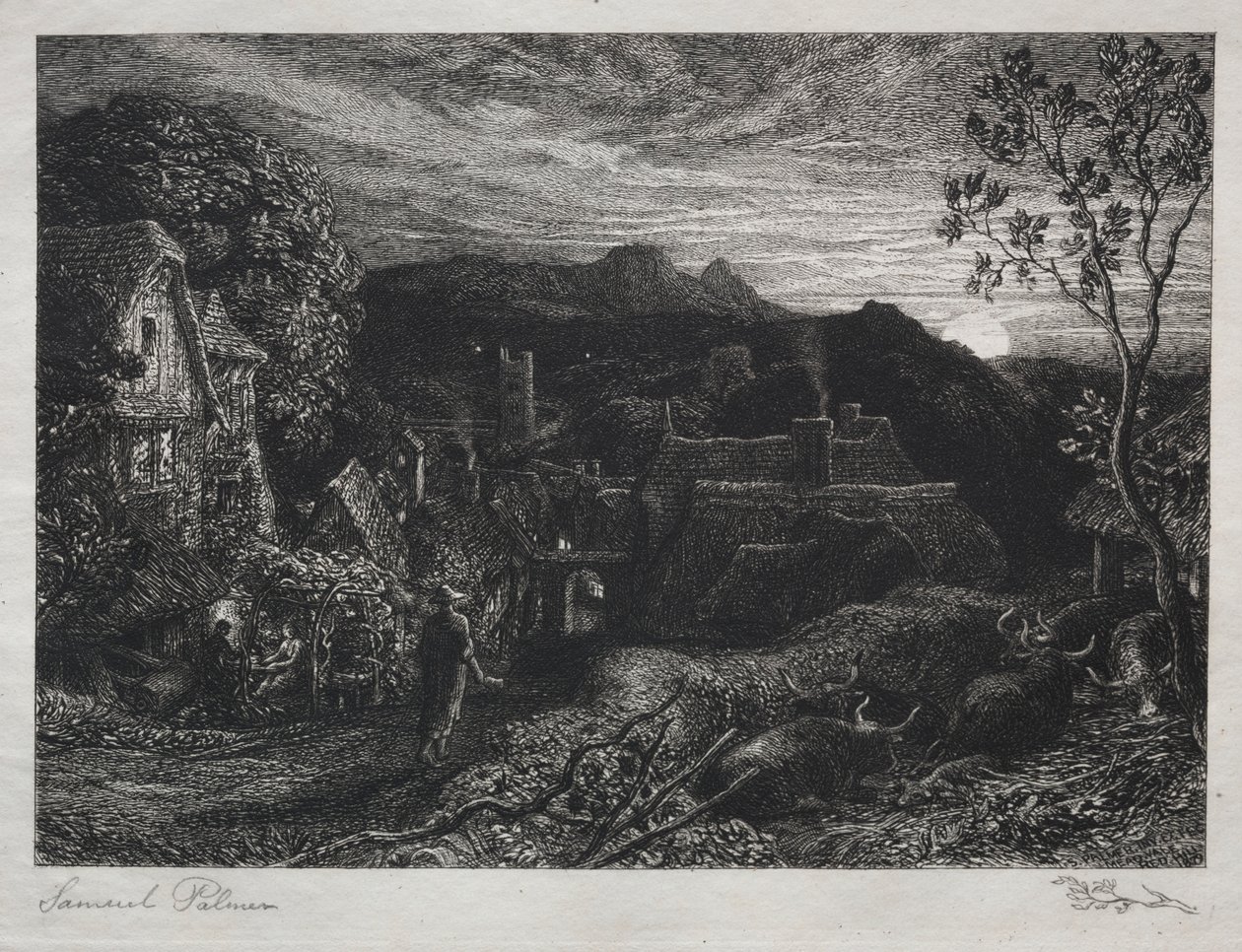 行李员，1879年。 作者 塞缪尔·帕尔默（Samuel Palmer）