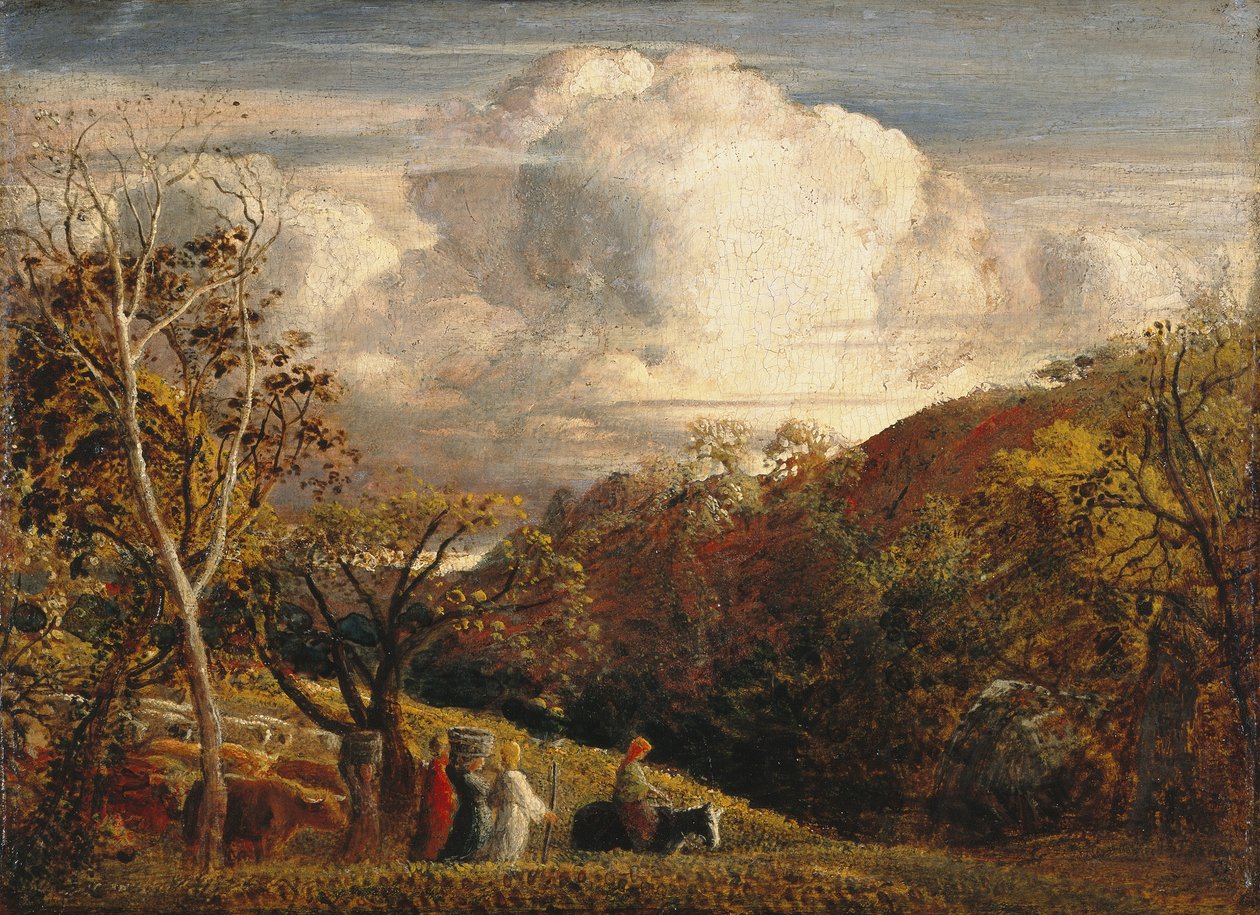 明亮的云 作者 塞缪尔·帕尔默（Samuel Palmer）