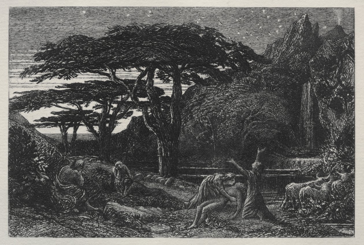 赛普拉斯丛林园 作者 塞缪尔·帕尔默（Samuel Palmer）