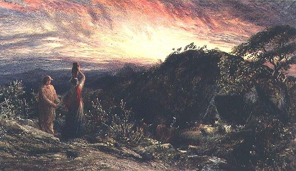 生命的曙光（水彩和水粉画） 作者 塞缪尔·帕尔默（Samuel Palmer）