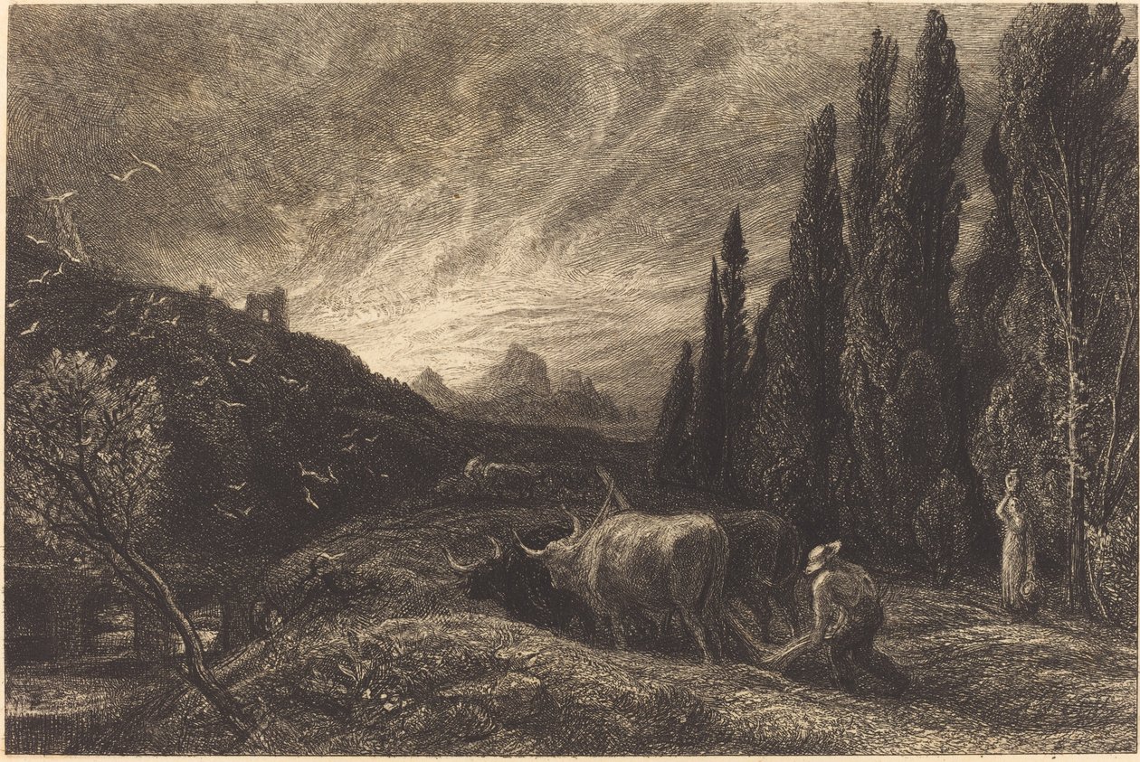 早期的犁地者 作者 塞缪尔·帕尔默（Samuel Palmer）