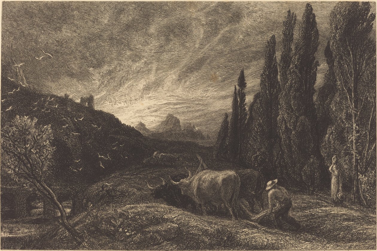 早期的犁地者 作者 塞缪尔·帕尔默（Samuel Palmer）