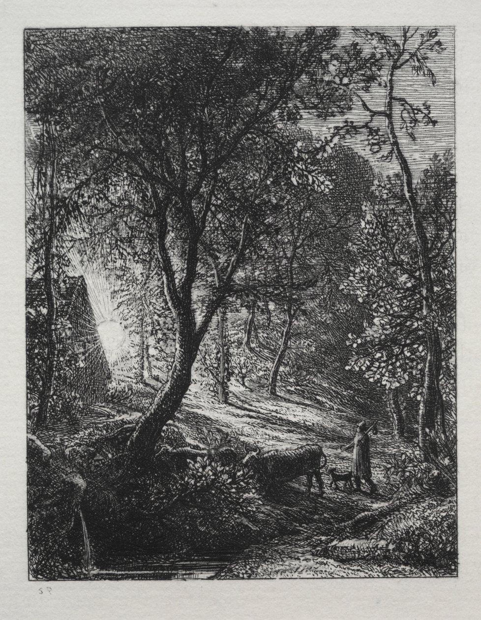 牧民小屋 作者 塞缪尔·帕尔默（Samuel Palmer）