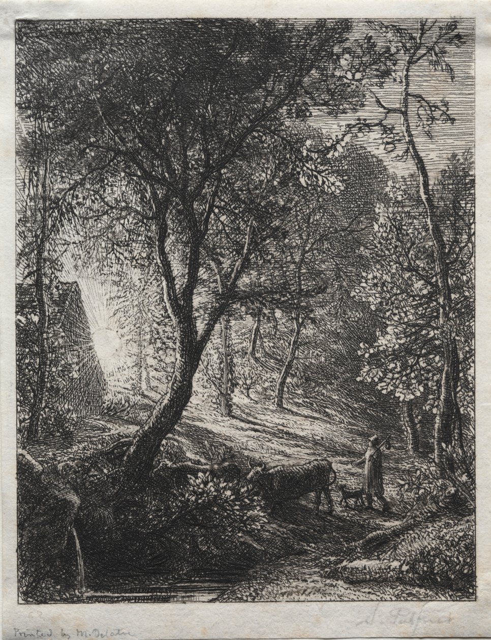 牧民小屋 作者 塞缪尔·帕尔默（Samuel Palmer）