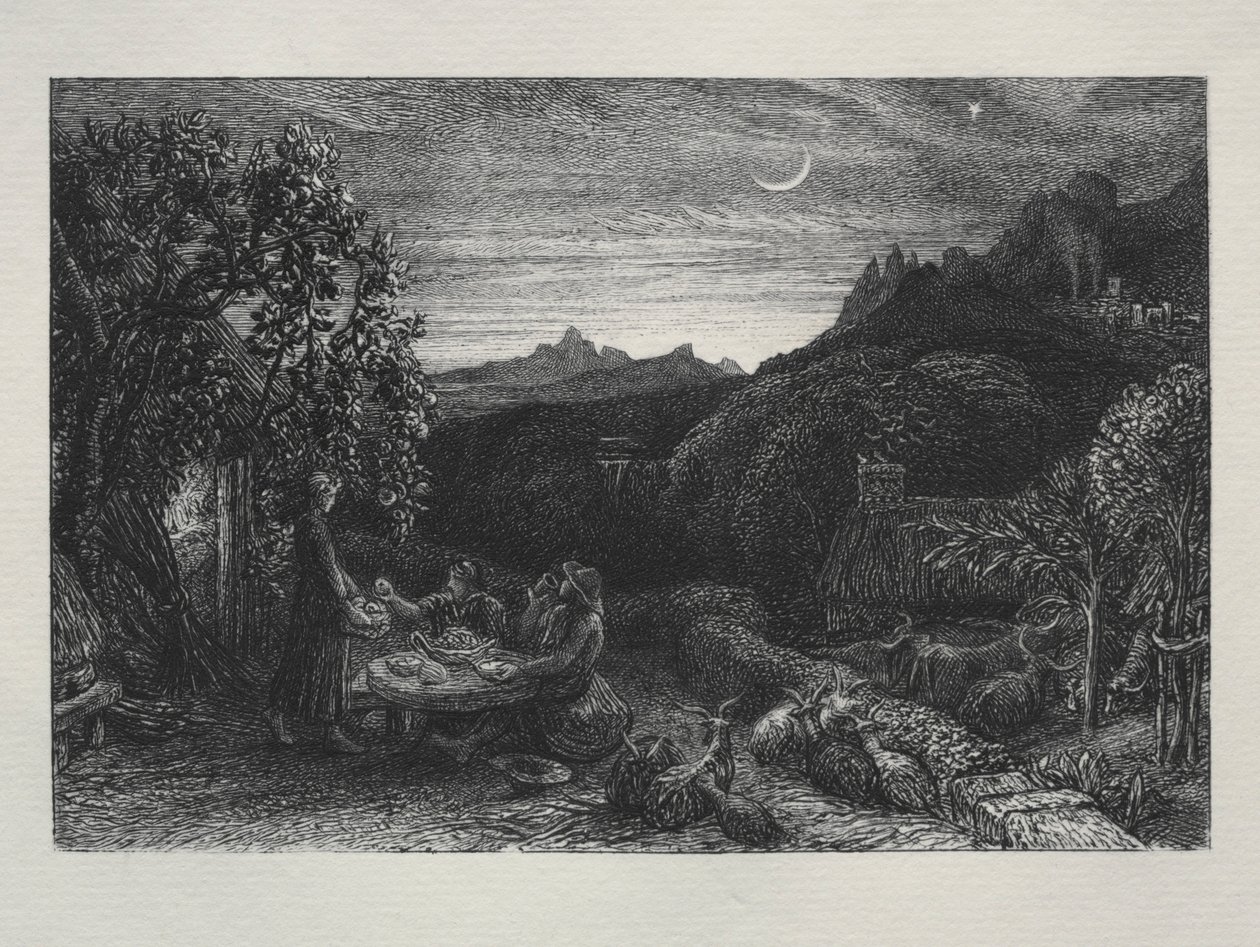 The Homeward Star，1883年。 作者 塞缪尔·帕尔默（Samuel Palmer）