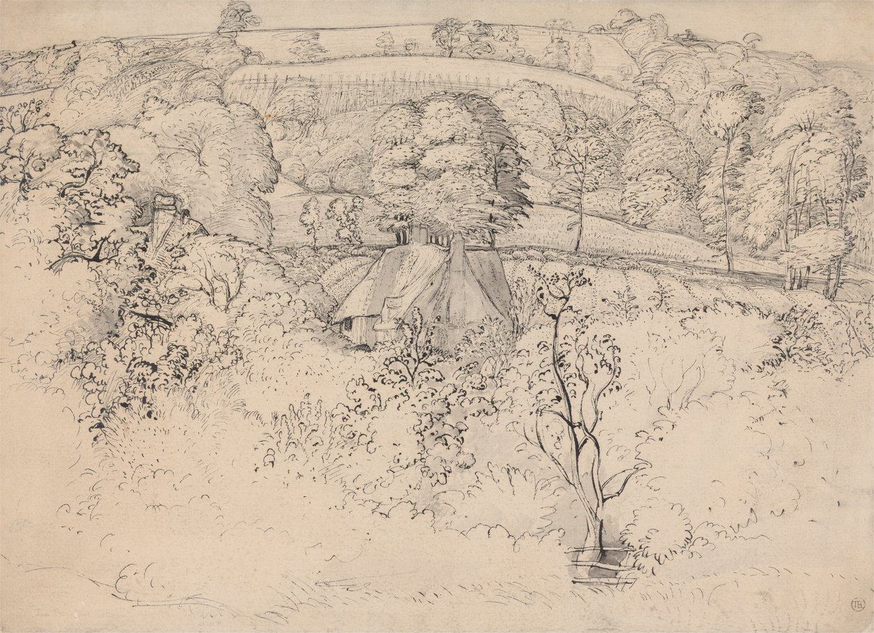 原始小屋，肖勒姆 作者 塞缪尔·帕尔默（Samuel Palmer）