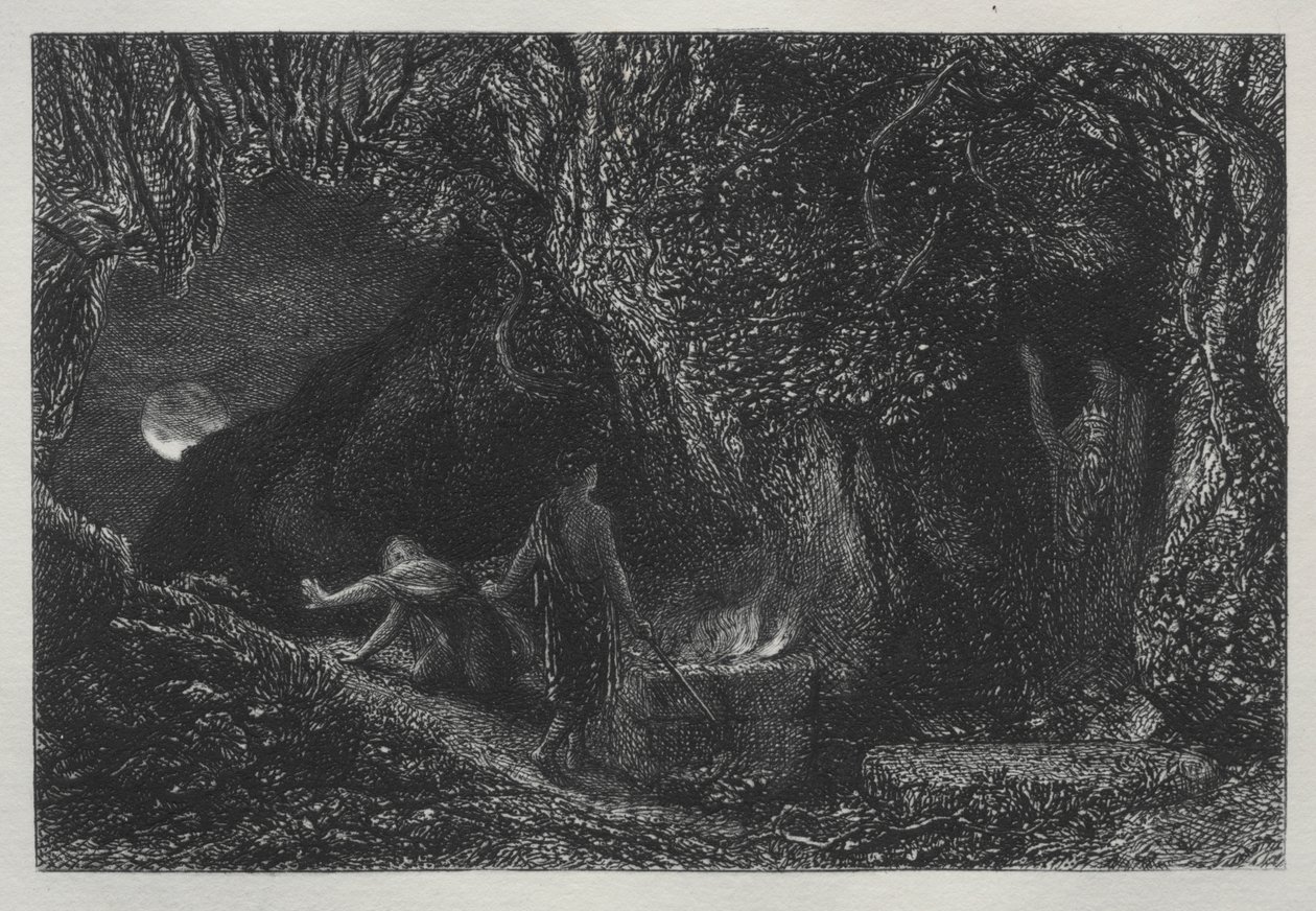 墓穴 作者 塞缪尔·帕尔默（Samuel Palmer）