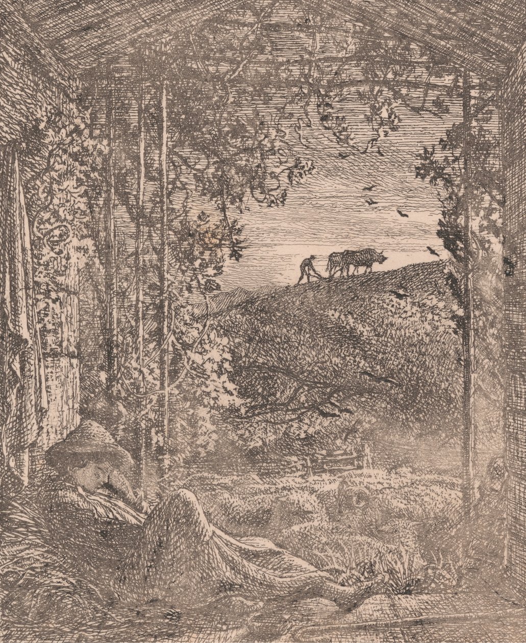沉睡的牧羊人 作者 塞缪尔·帕尔默（Samuel Palmer）