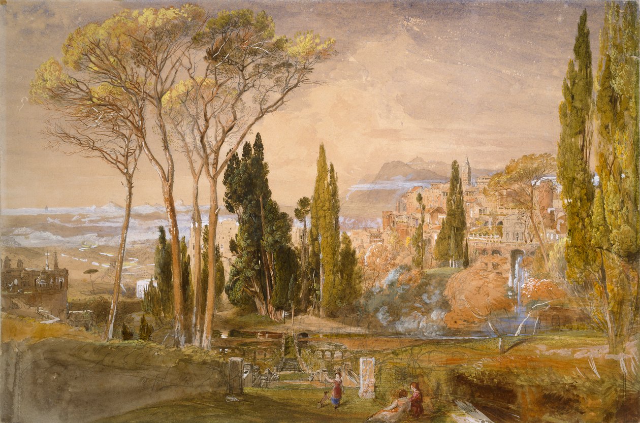 蒂沃利的埃斯特别墅，1838年 作者 塞缪尔·帕尔默（Samuel Palmer）