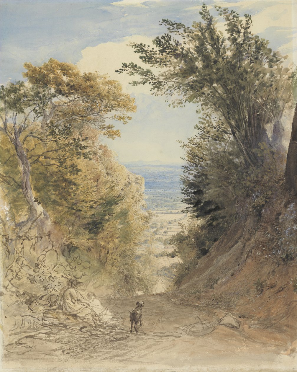 肯特，Rook&39;s Hill的景色 作者 塞缪尔·帕尔默（Samuel Palmer）