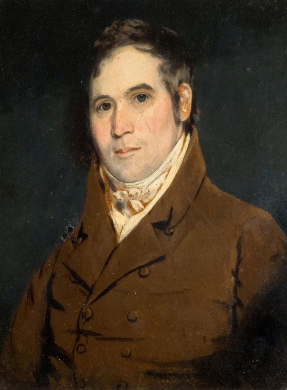 塞缪尔-拉文的自画像，1816年。 作者 塞缪尔·拉文（Samuel Raven）