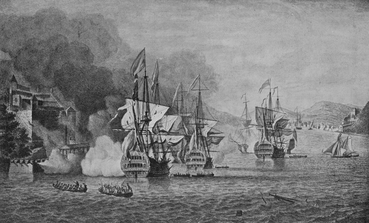 弗农在波多贝罗，c1740 作者 塞缪尔·斯科特