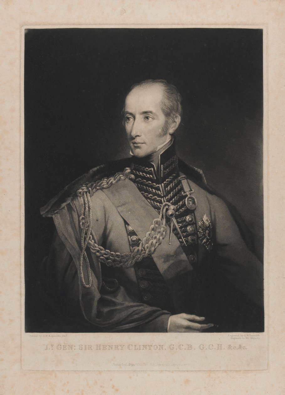 亨利克林顿爵士，由Samuel William Reynolds I（1773-1835）于1827年5月1日刻 作者 塞缪尔·威廉二世·雷诺兹