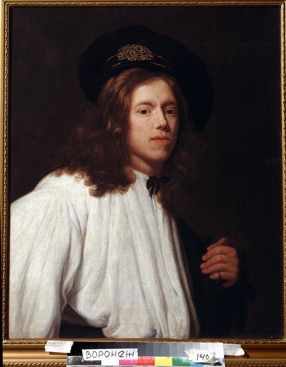 "自画像》（Autoportrait） 塞缪尔-迪克斯-凡-胡格斯特拉顿（1627-1678 年）17 世纪作品 俄罗斯沃罗涅日美术馆 Ivan Kramskoy (ou Kramskoi) Peinture de Samuel Dirksz van Hoogstraten (1627-1678) 17eme siecle Musee des Beaux Arts Ivan Kramskoy (ou Kramskoi) a Voronej (Voronezh), Russie. 作者 塞缪尔·范霍格斯特拉滕
