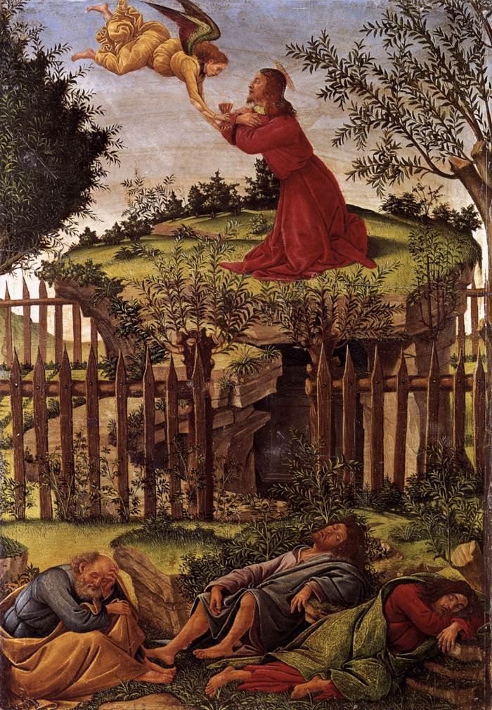 花园里的痛苦 作者 桑德罗·波提切利（Sandro Botticelli）
