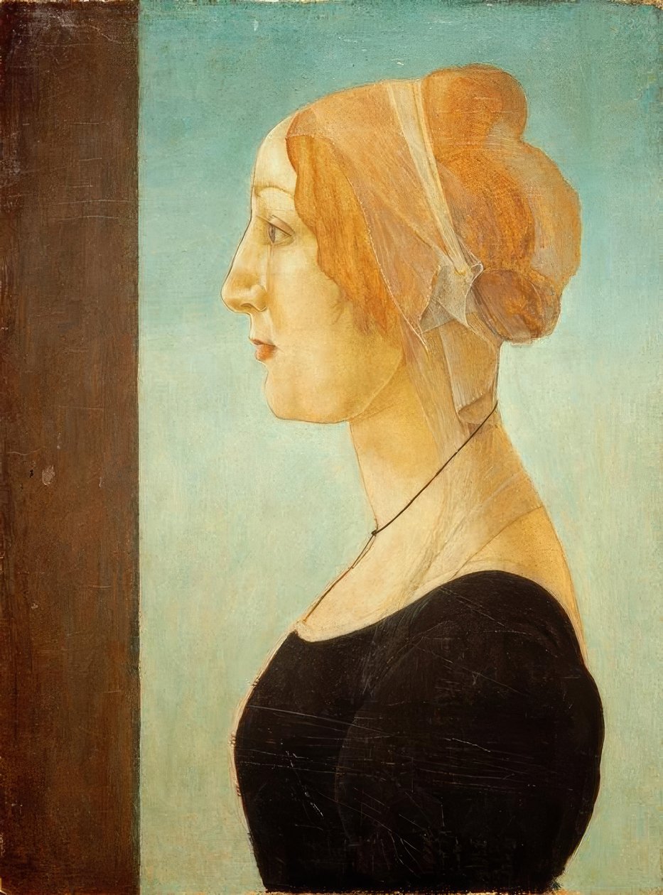 一个女人的画像 作者 桑德罗·波提切利（Sandro Botticelli）