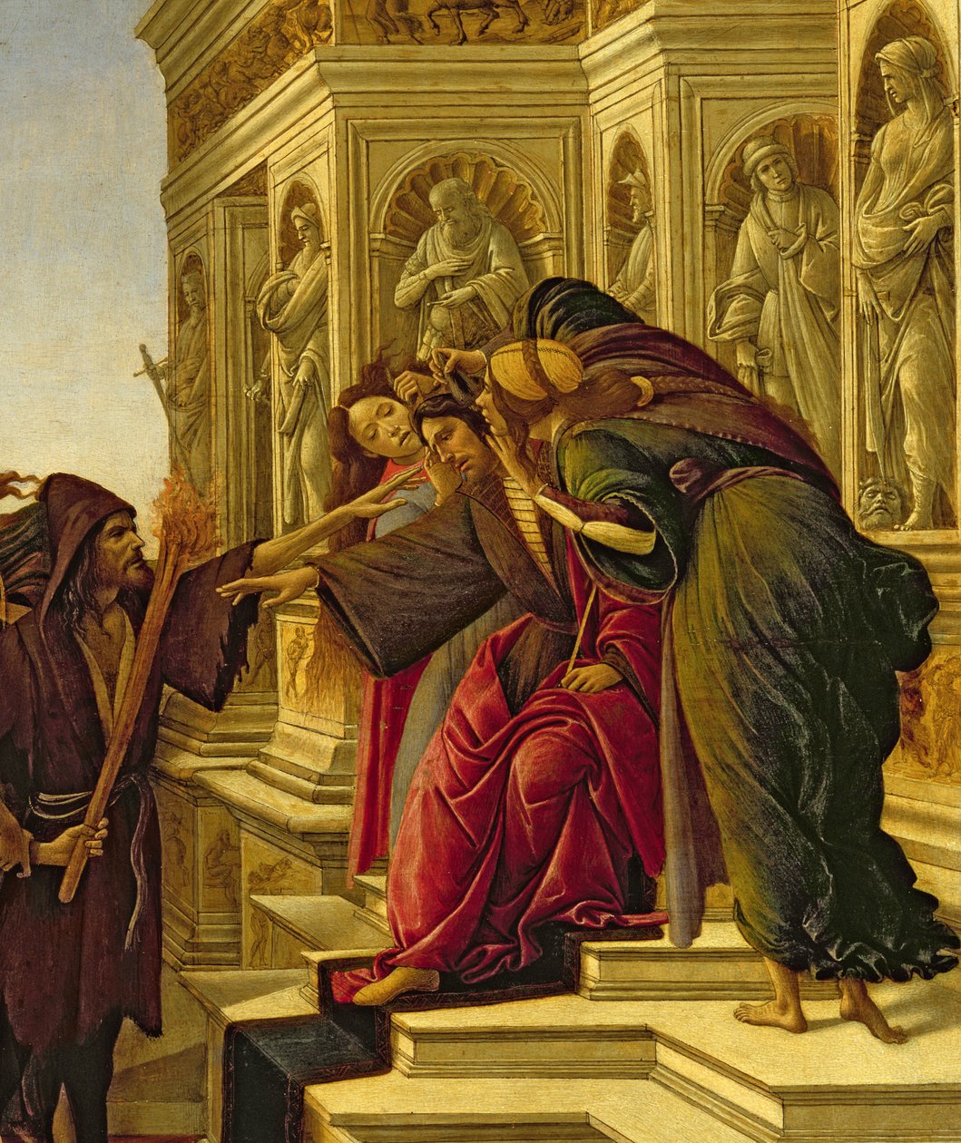 Apelles的诽谤，1497-98（详情为209275） 作者 桑德罗·波提切利（Sandro Botticelli）