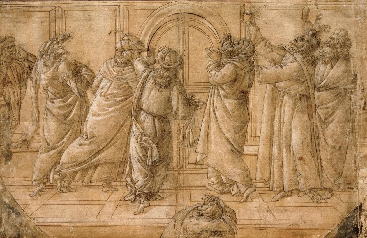 五旬节的犹太人 作者 桑德罗·波提切利（Sandro Botticelli）