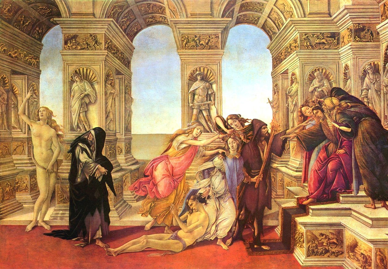 阿佩莱斯的诽谤 作者 桑德罗·波提切利（Sandro Botticelli）