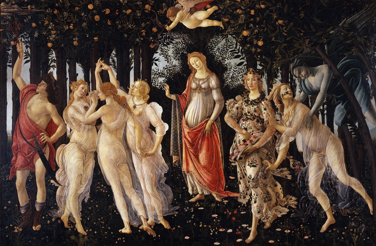春天 作者 桑德罗·波提切利（Sandro Botticelli）