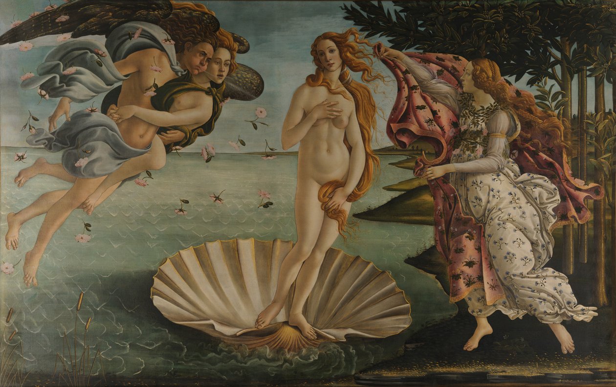 金星的诞生 作者 桑德罗·波提切利（Sandro Botticelli）