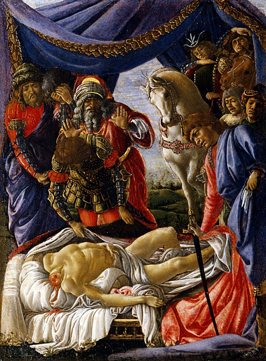 Holofernes尸体的发现和Judith的回归 作者 桑德罗·波提切利（Sandro Botticelli）