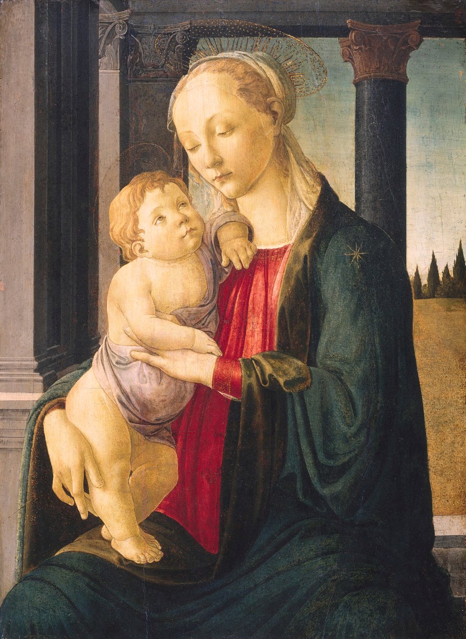 麦当娜和孩子 作者 桑德罗·波提切利（Sandro Botticelli）