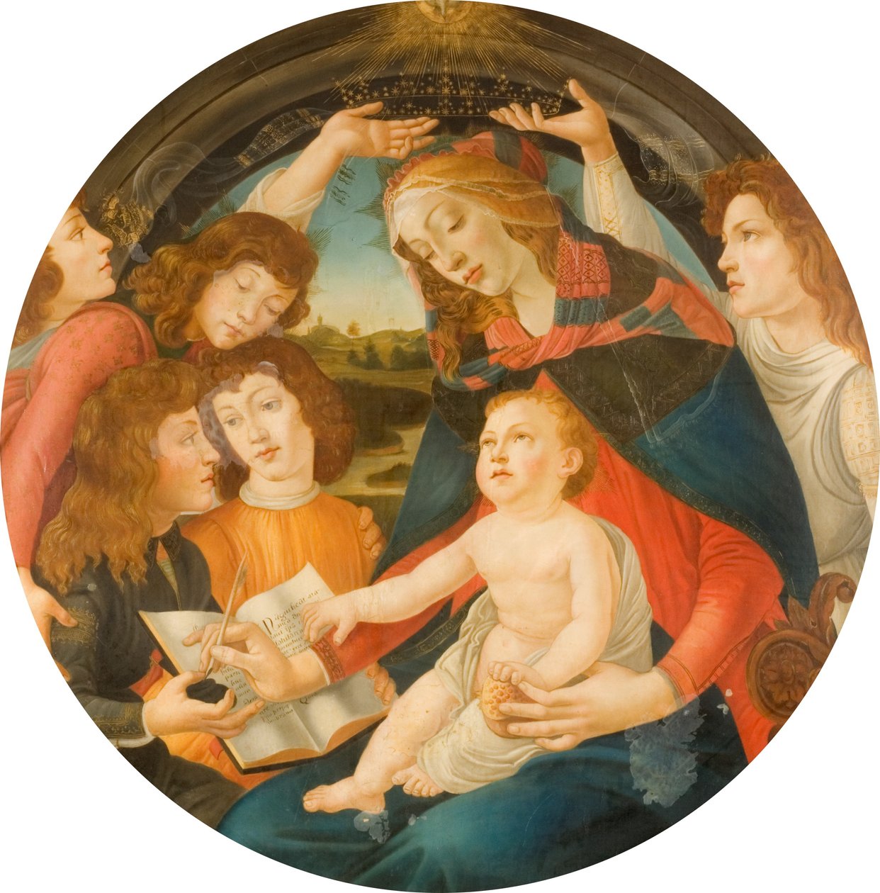 Magnificat的麦当娜 作者 桑德罗·波提切利（Sandro Botticelli）