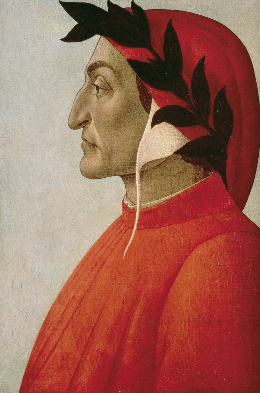 但丁的肖像 作者 桑德罗·波提切利（Sandro Botticelli）