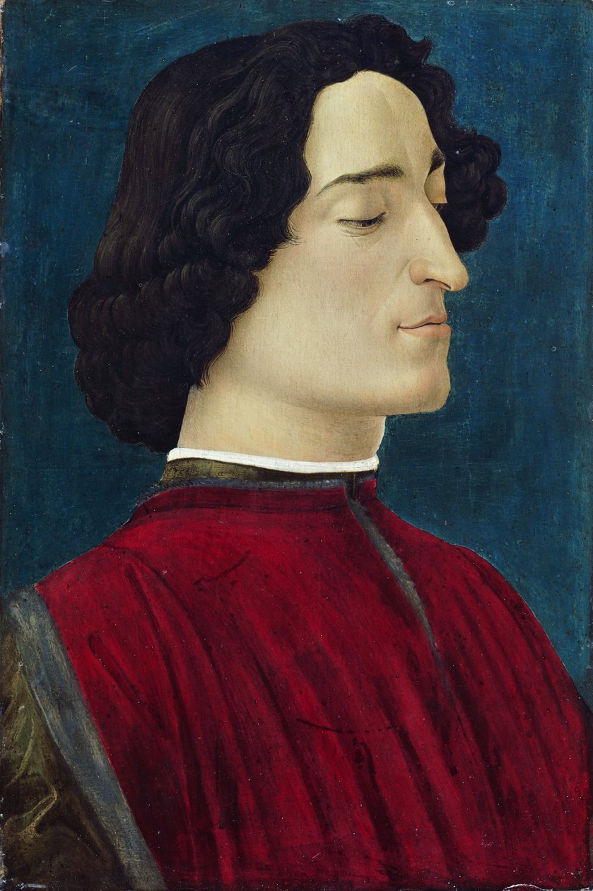 Giuliano de&39;Medici的肖像 作者 桑德罗·波提切利（Sandro Botticelli）