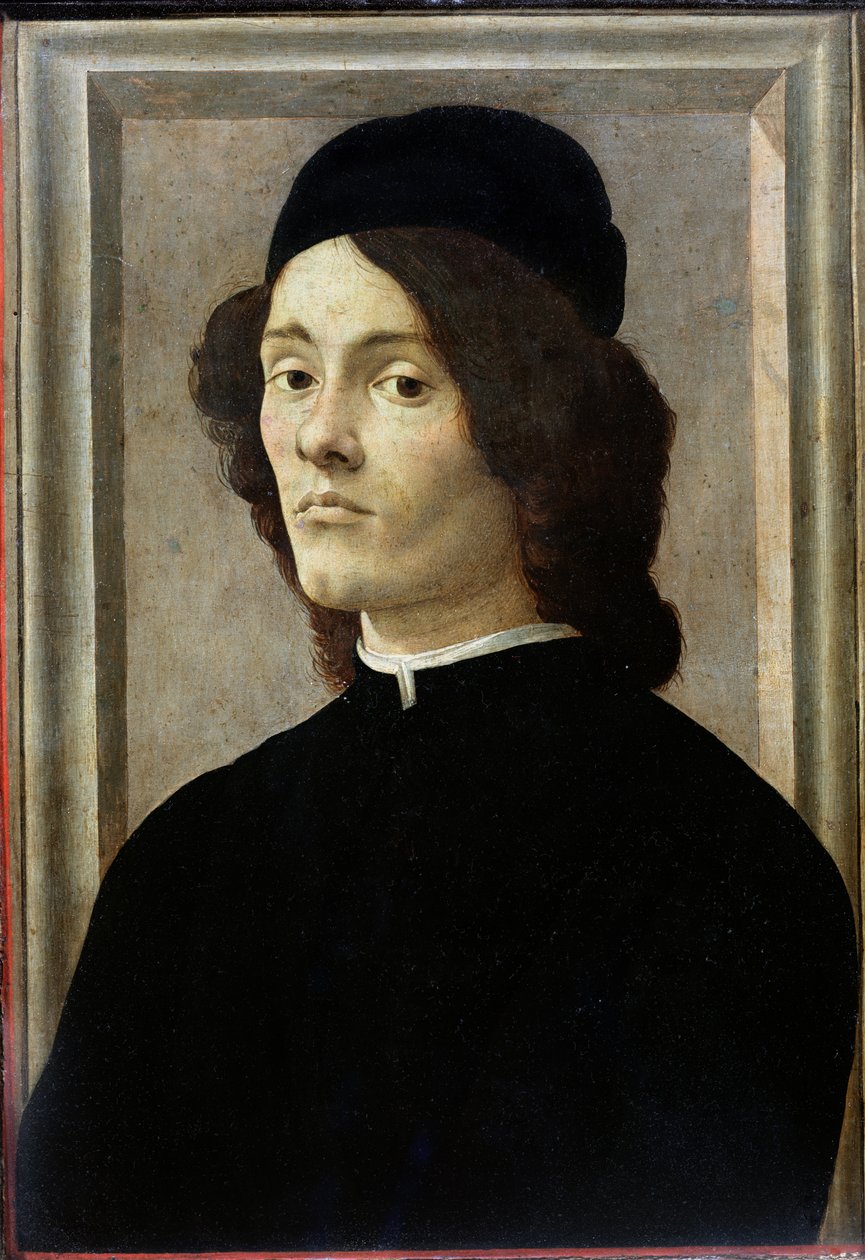 一个男人的肖像 作者 桑德罗·波提切利（Sandro Botticelli）