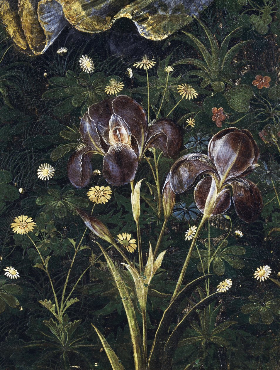 Primavera，c.1478，558的面板细节上的蛋彩画 作者 桑德罗·波提切利（Sandro Botticelli）