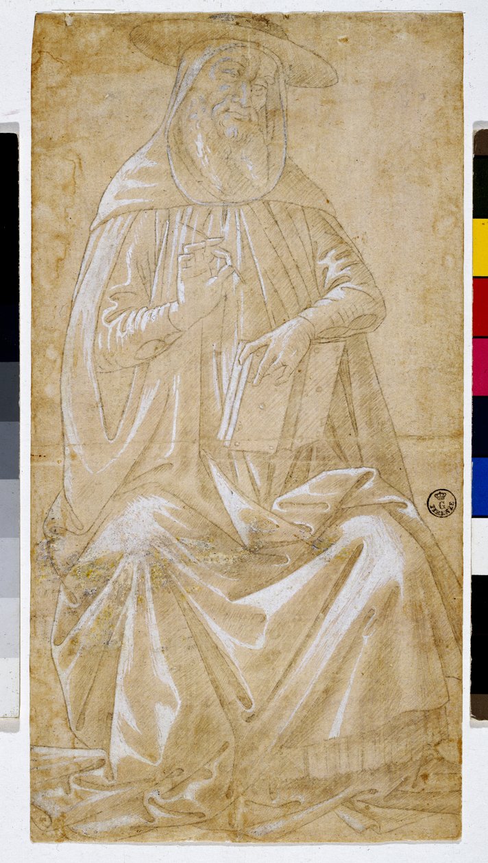 圣杰罗姆研究（绘图） 作者 桑德罗·波提切利（Sandro Botticelli）