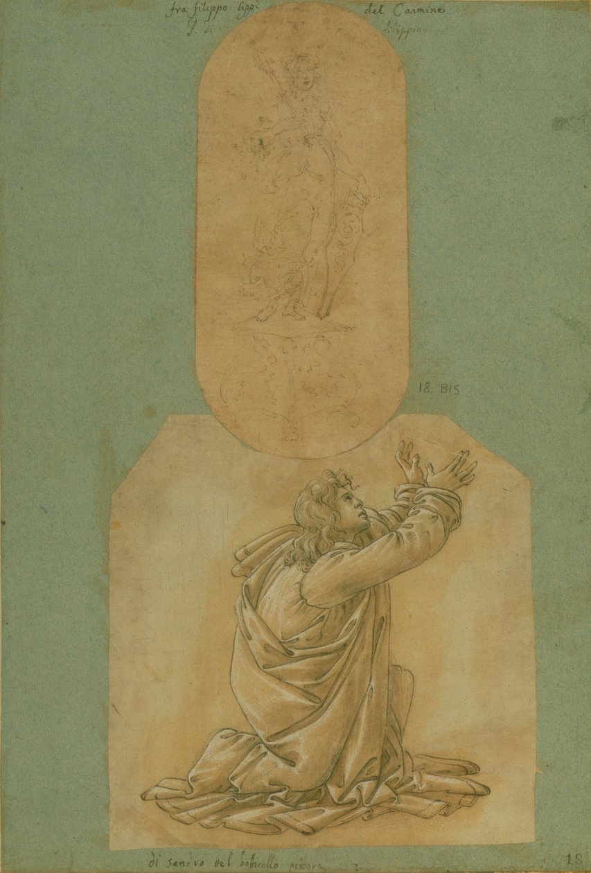 圣托马斯研究（绘图） 作者 桑德罗·波提切利（Sandro Botticelli）