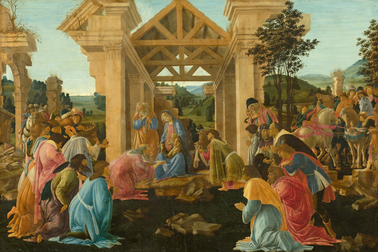贤士的崇拜 作者 桑德罗·波提切利（Sandro Botticelli）
