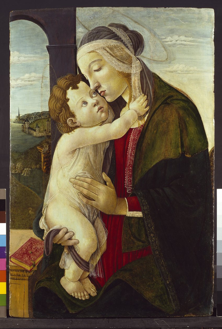 圣母子，15世纪 作者 桑德罗·波提切利（Sandro Botticelli）