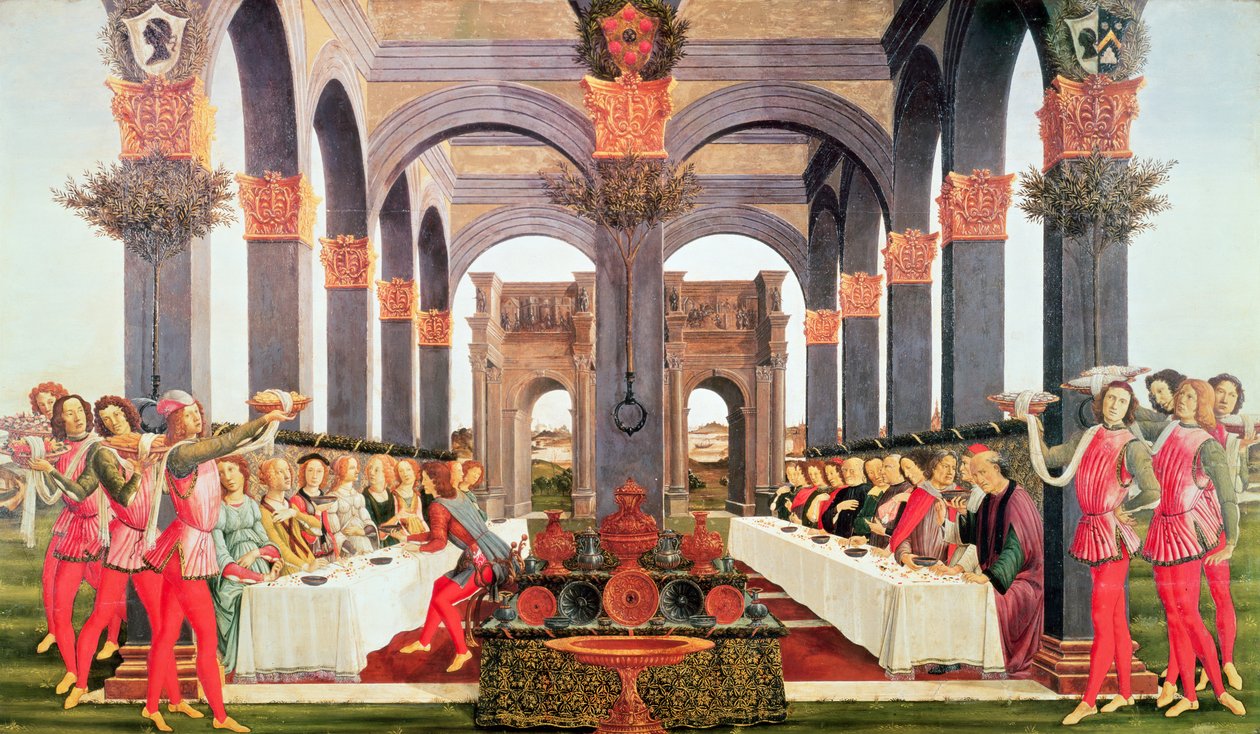 婚礼盛宴 作者 桑德罗·波提切利（Sandro Botticelli）