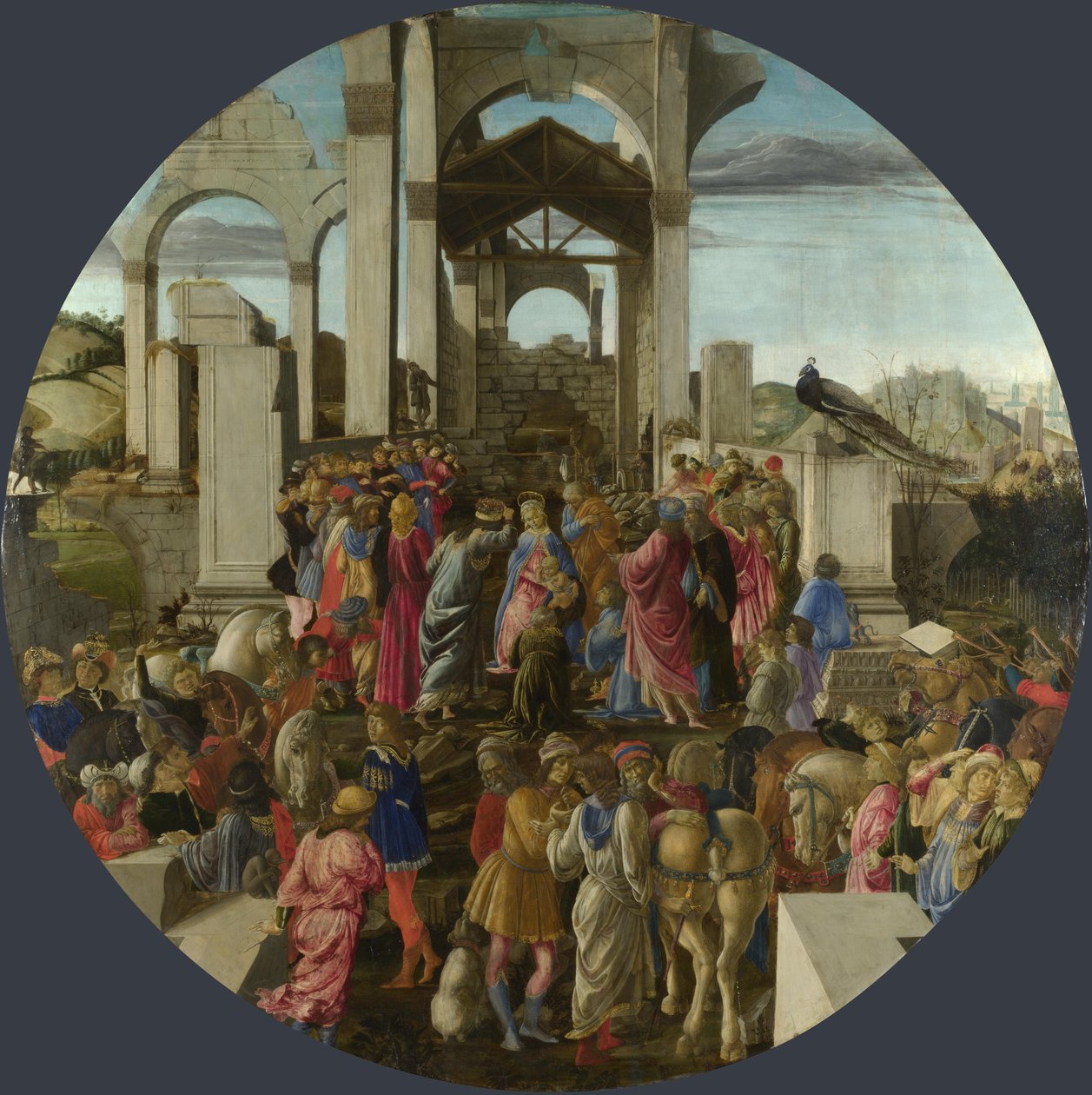 麦琪的崇拜 作者 桑德罗·波提切利（Sandro Botticelli）