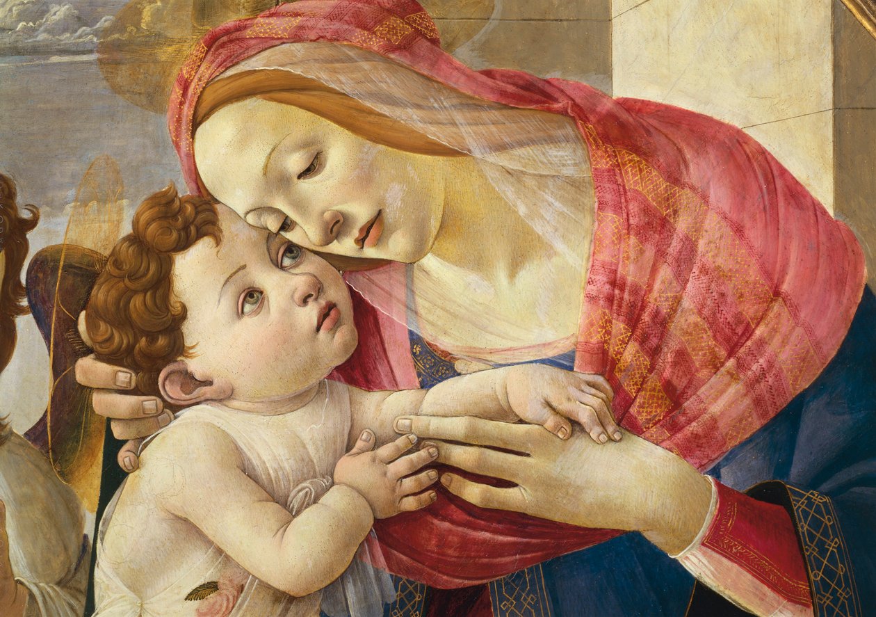 奥地利，维也纳，处女和儿童，细节 作者 桑德罗·波提切利（Sandro Botticelli）