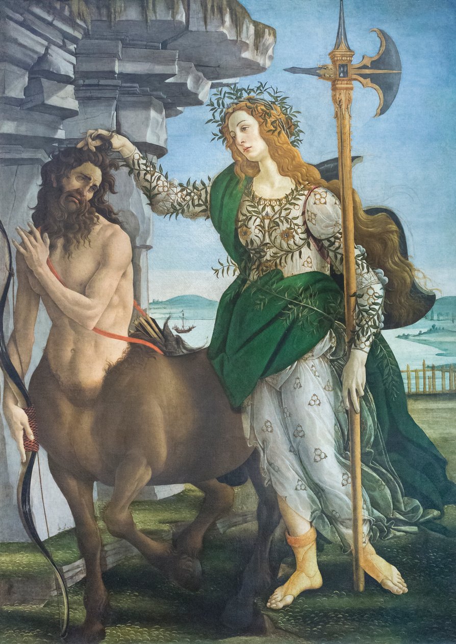 帕拉斯和半人马 作者 桑德罗·波提切利（Sandro Botticelli）