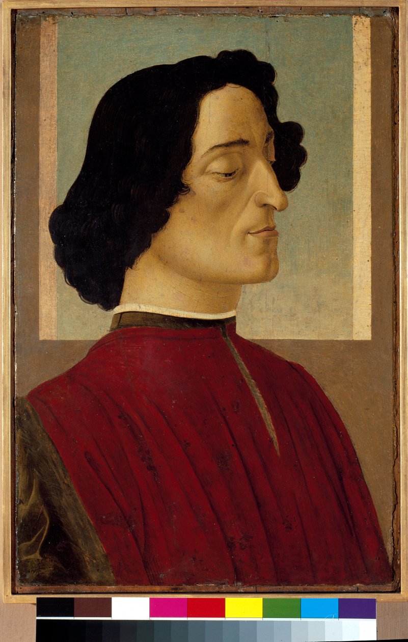 朱利亚诺·德·美第奇的肖像 作者 桑德罗·波提切利（Sandro Botticelli）