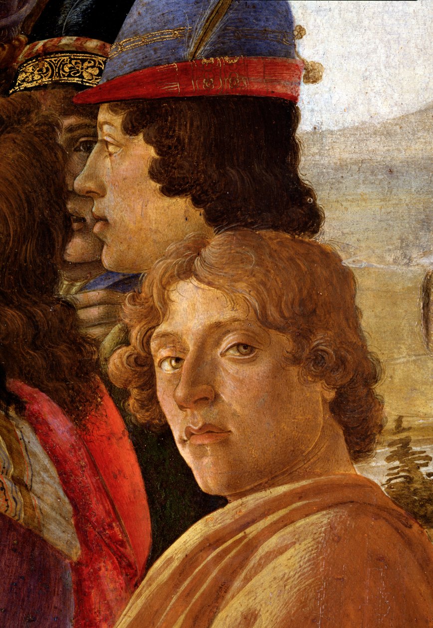 贤士的崇拜，细节 作者 桑德罗·波提切利（Sandro Botticelli）