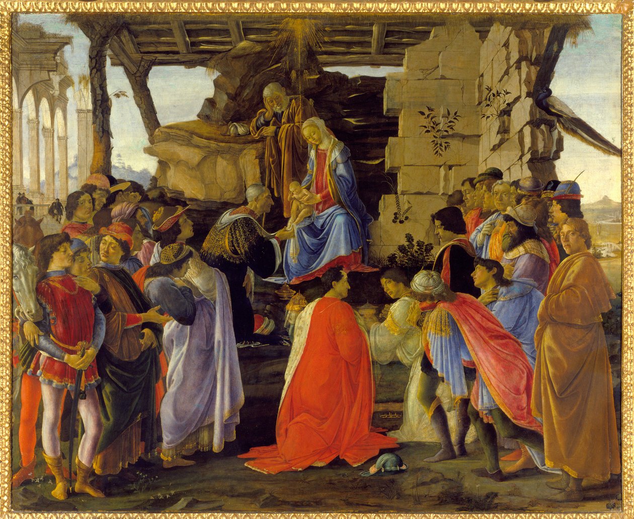 魔术师的崇拜 作者 桑德罗·波提切利（Sandro Botticelli）